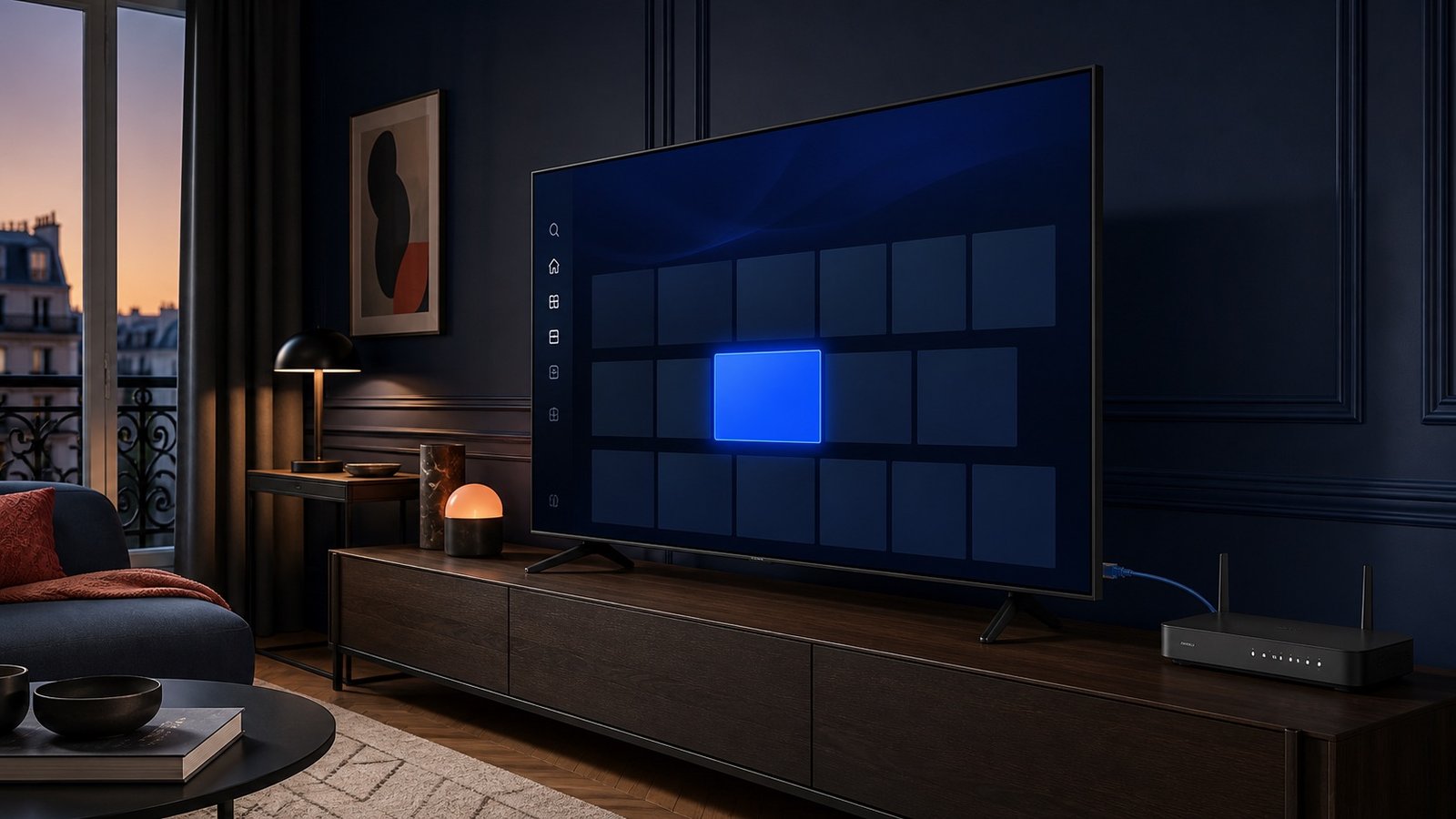 Installation d’un service IPTV sur Samsung Tizen avec connexion Ethernet