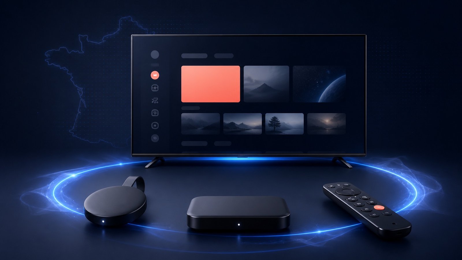 IPTV sur Android TV et Google TV avec EPG et décodage matériel