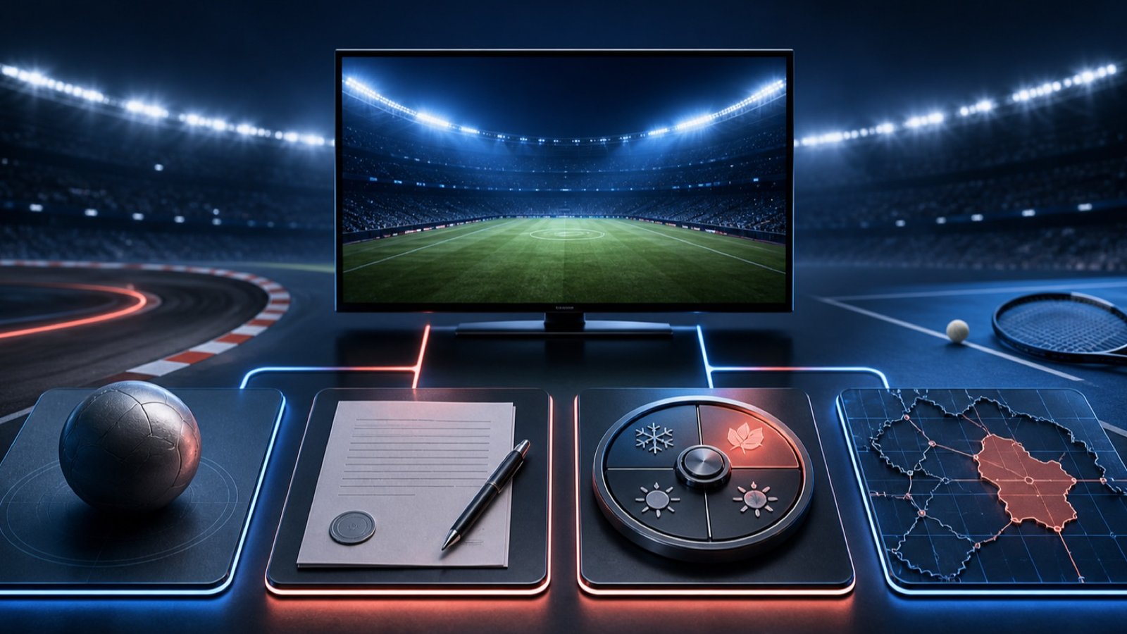 Contrôle des droits de diffusion IPTV sport par compétition, saison et territoire