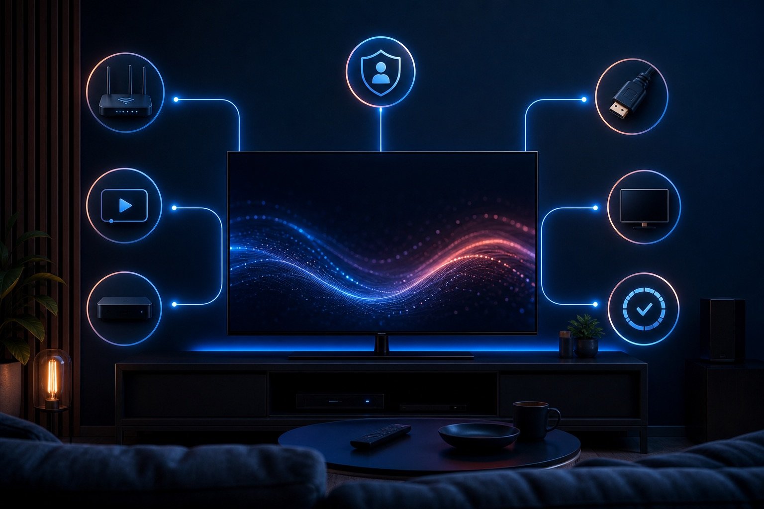 Support IPTV avec diagnostic du réseau, du compte, de l’application et de l’appareil