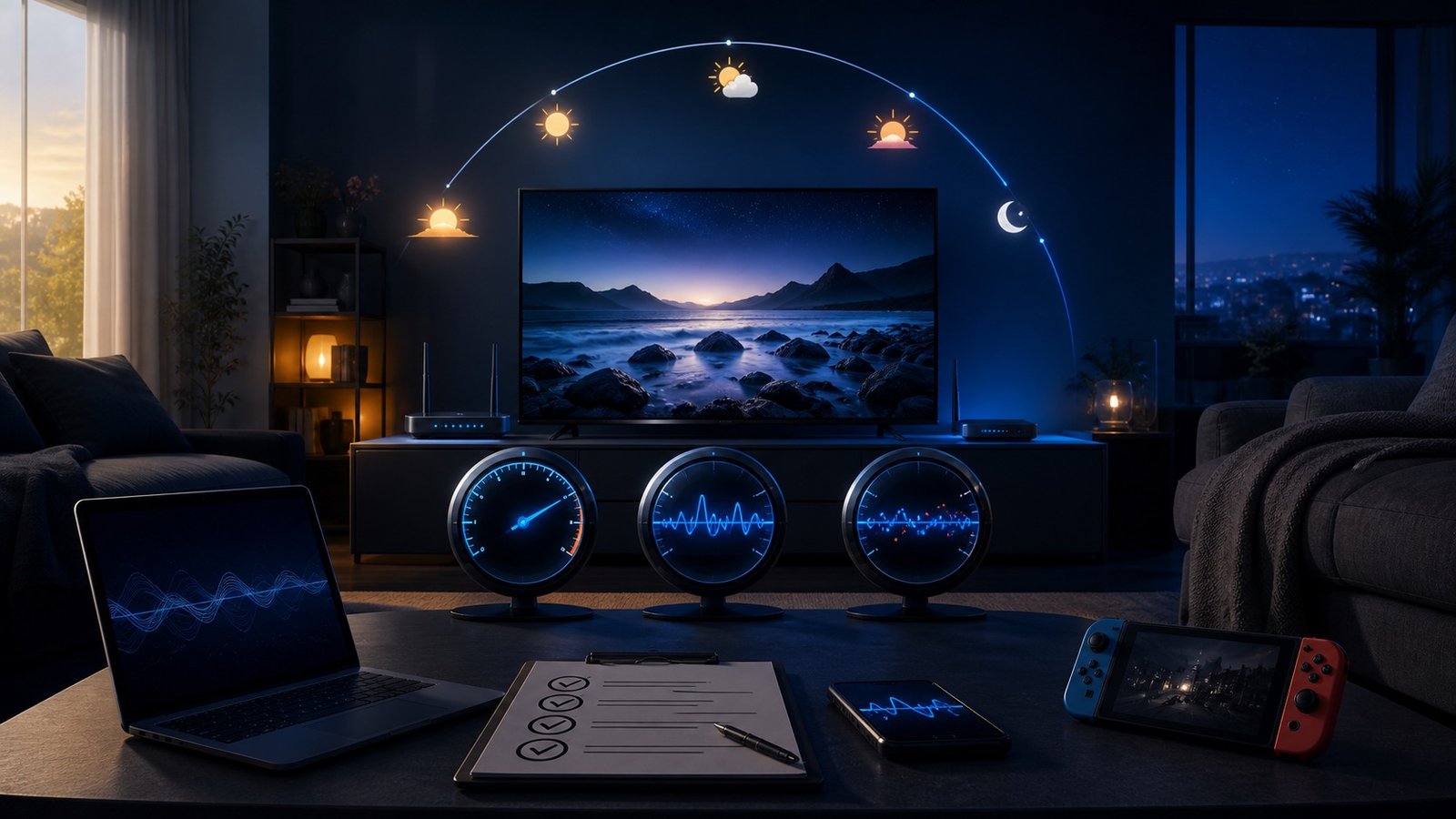 Test de connexion avant un abonnement IPTV aux heures de pointe